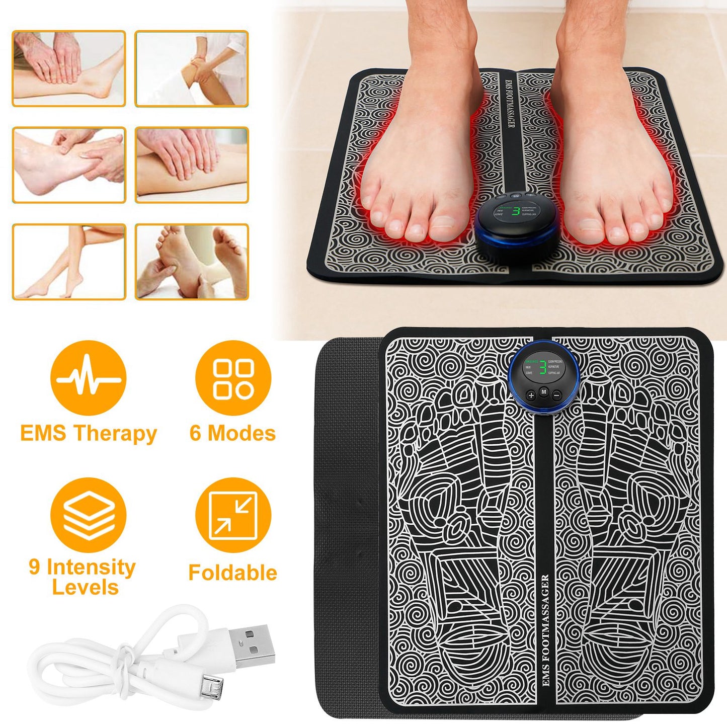 Electric Foot Massager Pad